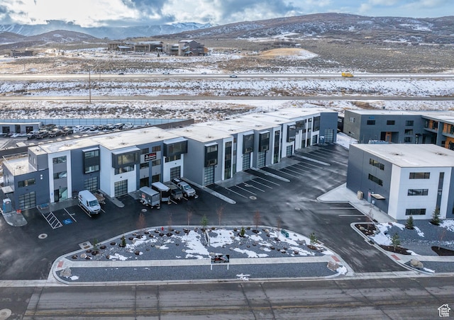 4123 Forestdale Dr N Unit 7, Park City, UT 84098 - snowy aerial view featuring a mountain view