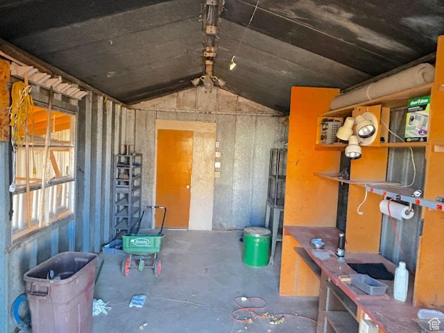 view of storage room