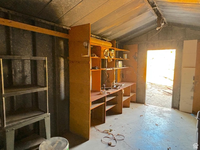 view of storage