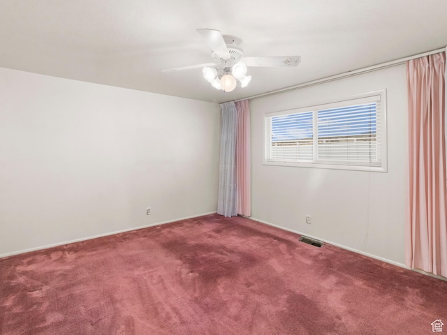 5304 W 20400 N, Plymouth, UT 84330 - carpeted spare room featuring ceiling fan
