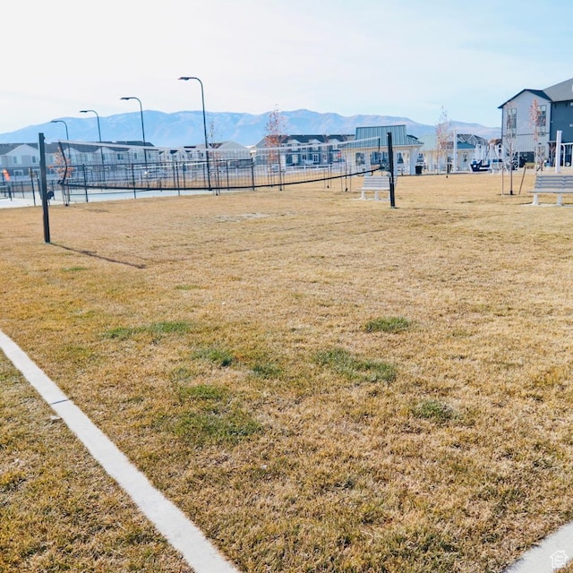 54 N Heading Row, Saratoga Springs, UT 84045 - view of yard with a mountain view