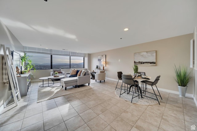 44 W 300 S Unit 2306S, Salt Lake City, UT 84101 - dining area with light tile patterned floors