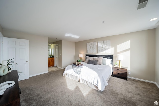 44 W 300 S Unit 2306S, Salt Lake City, UT 84101 - carpeted bedroom with connected bathroom