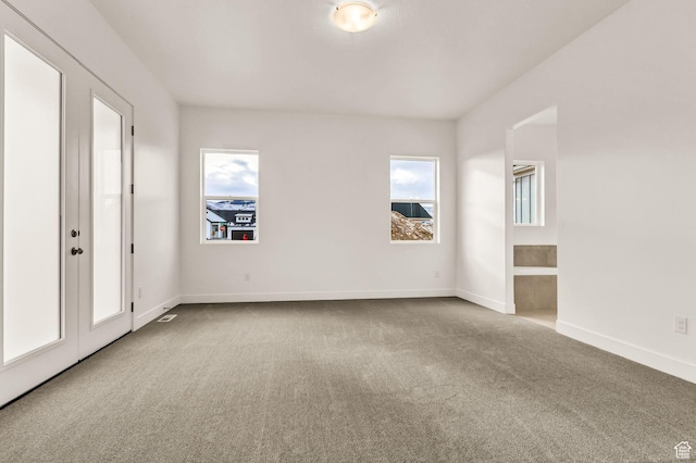 1854 S 1160 E Unit 406, Heber City, UT 84032 - carpeted spare room with french doors