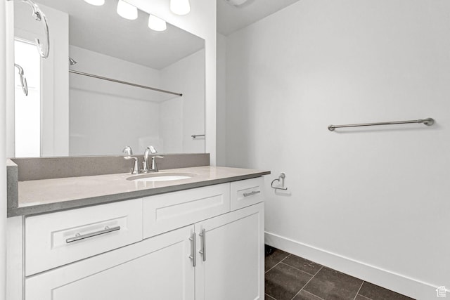 1056 E 1930 S Unit 420, Heber City, UT 84032 - bathroom featuring vanity, tile patterned flooring, and a shower