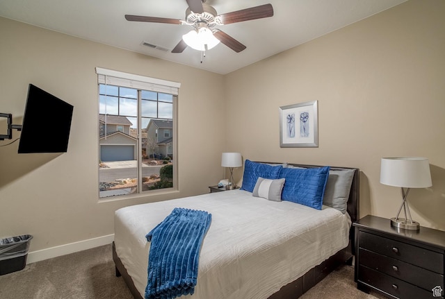 443 N Puerta Dr, Washington, UT 84780 - carpeted bedroom featuring ceiling fan