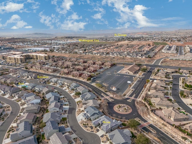 443 N Puerta Dr, Washington, UT 84780 - bird's eye view