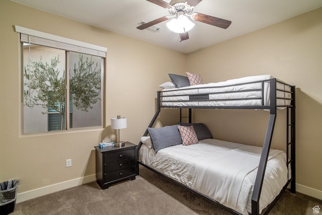 443 N Puerta Dr, Washington, UT 84780 - carpeted bedroom featuring ceiling fan
