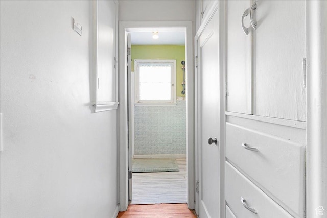 38 S State St W, Fairview, UT 84629 - hall featuring light wood-type flooring