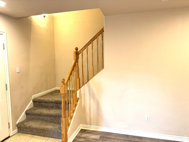 view of stairs
