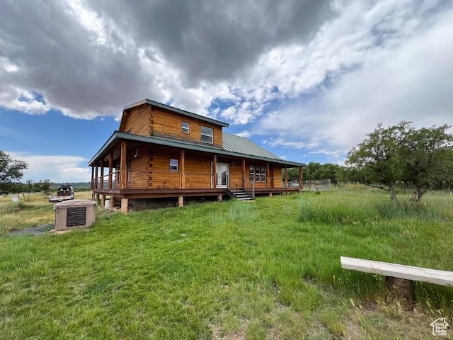 view of rear view of property