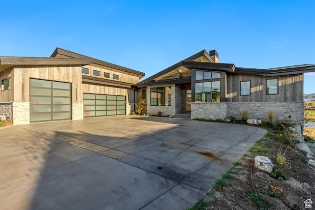 2072 E Copper Belt Dr, Heber City, UT 84032 - contemporary house featuring a garage