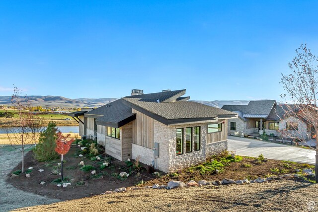2072 E Copper Belt Dr, Heber City, UT 84032 - view of home's exterior featuring a water and mountain view