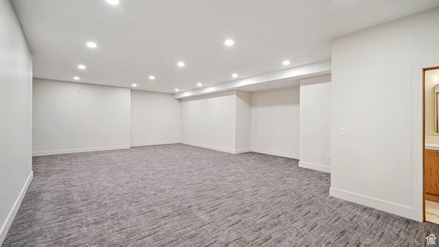 2072 E Copper Belt Dr, Heber City, UT 84032 - basement with carpet flooring