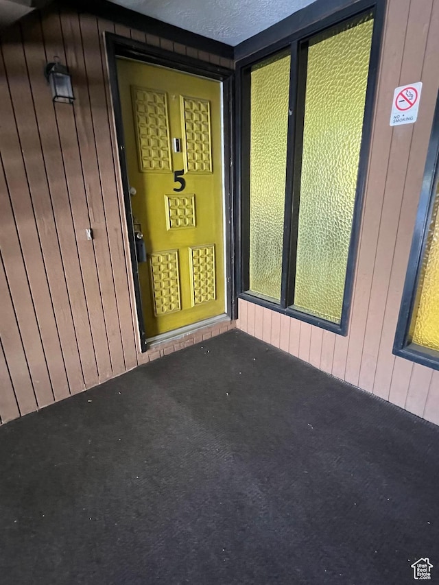 view of exterior entry