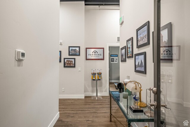 4554 Forestdale Dr N # 32, Park City, UT 84098 - hallway with dark hardwood / wood-style flooring