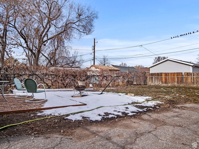 view of yard