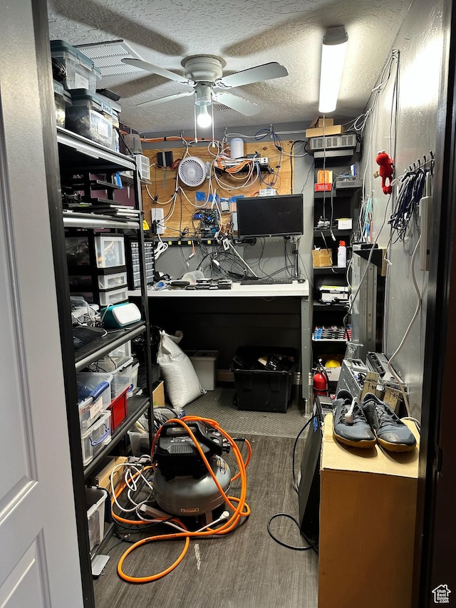 45 W Main St, Moroni, UT 84646 - storage area featuring ceiling fan