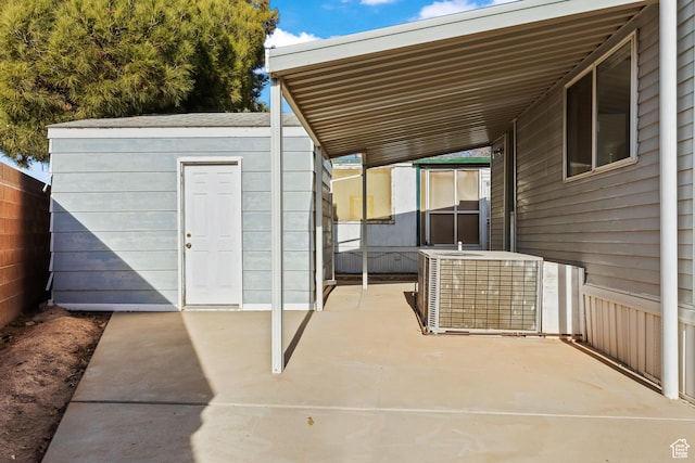 1160 E Telegraph St Unit 4, Washington, UT 84780 - view of patio featuring central air condition unit