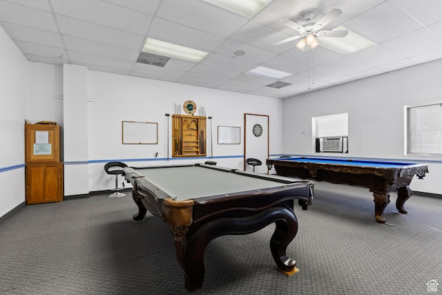 1160 E Telegraph St Unit 4, Washington, UT 84780 - rec room with carpet flooring, ceiling fan, and pool table