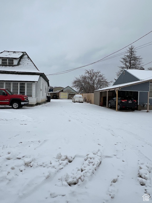 340 Jefferson St, Montpelier, ID 83254 - view of snowy yard