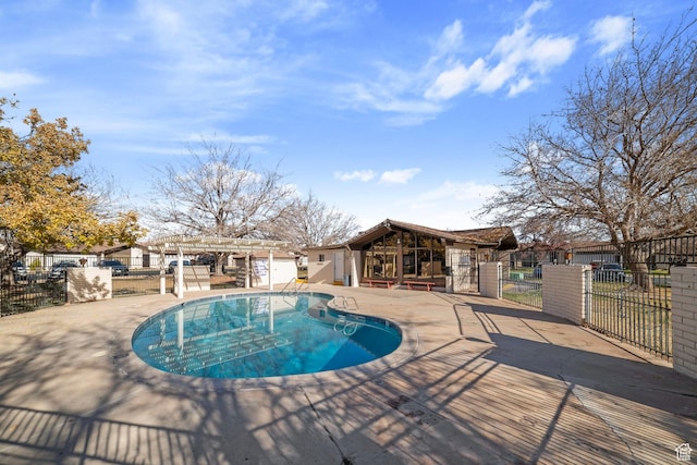 55 E 700 S Unit 1, St George, UT 84770 - view of swimming pool featuring a pergola and a patio area