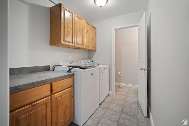 6190 W 5950 S, Hooper, UT 84315 - clothes washing area featuring washer and dryer and cabinets