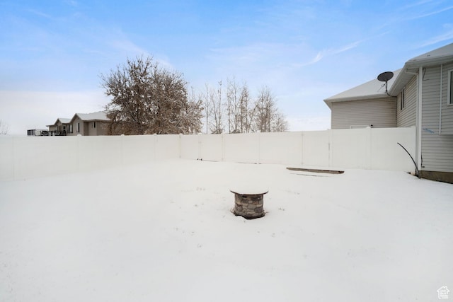 6190 W 5950 S, Hooper, UT 84315 - view of snowy yard