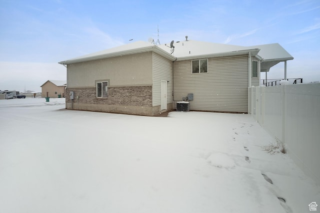 6190 W 5950 S, Hooper, UT 84315 - snow covered property featuring cooling unit
