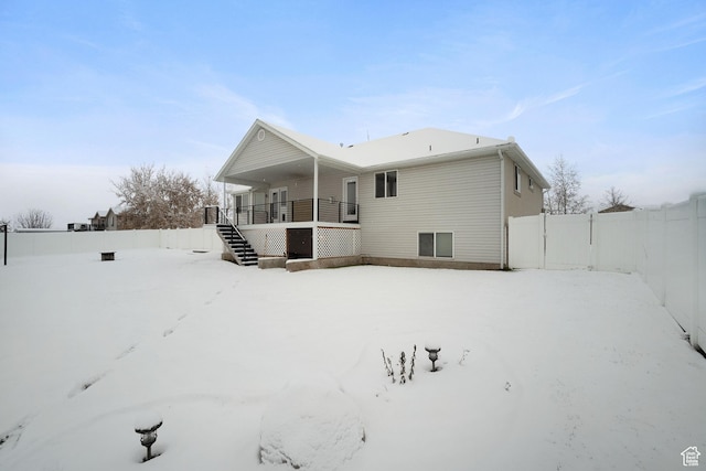 6190 W 5950 S, Hooper, UT 84315 - view of snow covered house