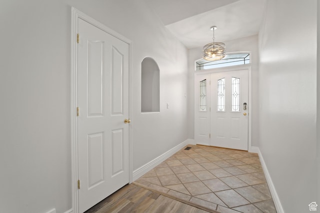 6190 W 5950 S, Hooper, UT 84315 - foyer with light tile patterned flooring
