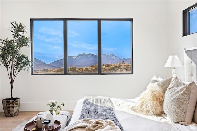 1316 N Gold Mountain Cir, Heber City, UT 84032 - bedroom featuring wood finished floors and multiple windows