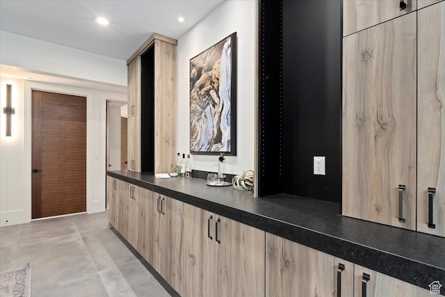 1316 N Gold Mountain Cir, Heber City, UT 84032 - full bathroom with vanity and recessed lighting