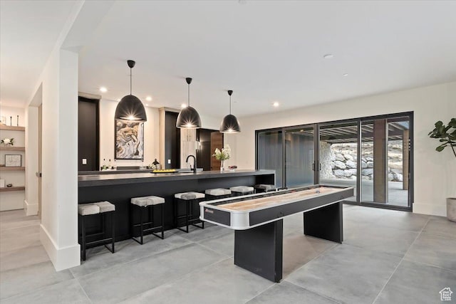 1316 N Gold Mountain Cir, Heber City, UT 84032 - rec room featuring recessed lighting
