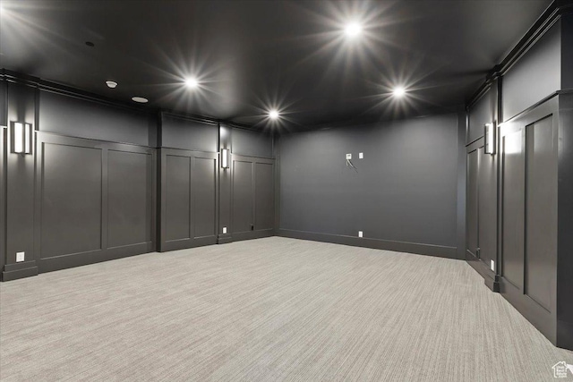 1316 N Gold Mountain Cir, Heber City, UT 84032 - carpeted spare room with a decorative wall and recessed lighting