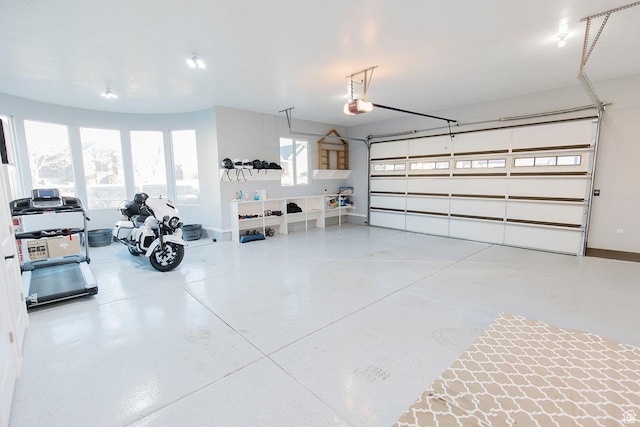 743 N 1100 E, Nephi, UT 84648 - garage featuring baseboards and a garage door opener
