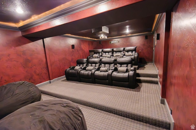 743 N 1100 E, Nephi, UT 84648 - cinema room featuring baseboards, carpet, and ornamental molding