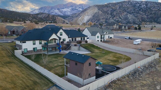 743 N 1100 E, Nephi, UT 84648 - bird's eye view with a mountain view and a residential view