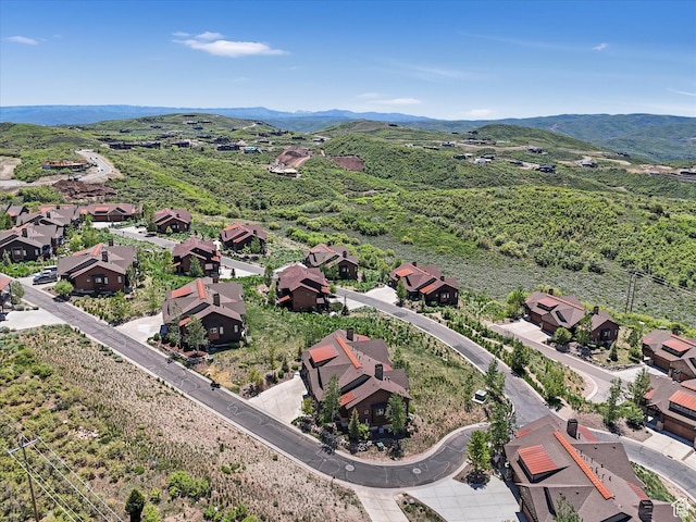 1628 E Viewside Cir, Hideout, UT 84036 - aerial perspective of suburban area featuring a mountain backdrop