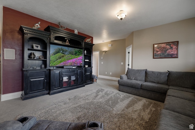 2690 W 500 N, Vernal, UT 84078 - carpeted living room with a textured ceiling