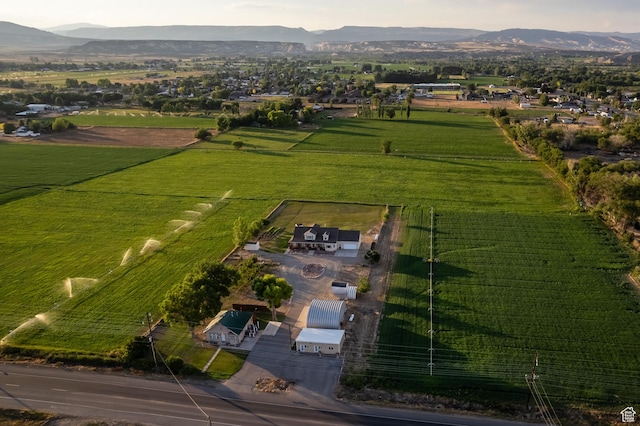 2690 W 500 N, Vernal, UT 84078 - drone / aerial view featuring a mountain view and a rural view