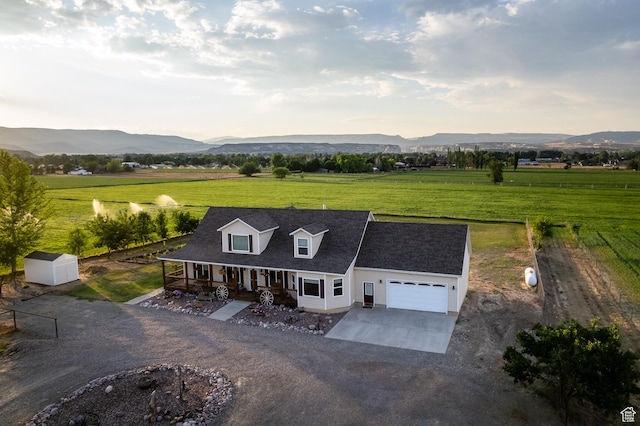 2690 W 500 N, Vernal, UT 84078 - aerial view featuring a mountain view and a rural view