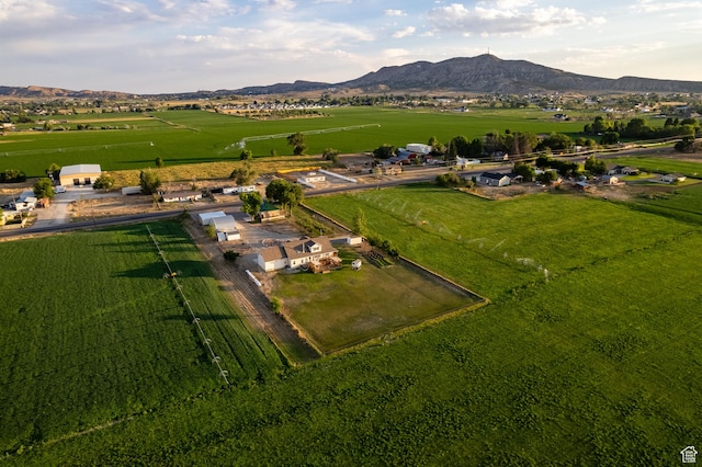 2690 W 500 N, Vernal, UT 84078 - birds eye view of property featuring a mountain view and a rural view