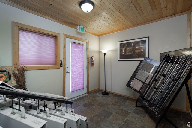 2690 W 500 N, Vernal, UT 84078 - foyer with wooden ceiling
