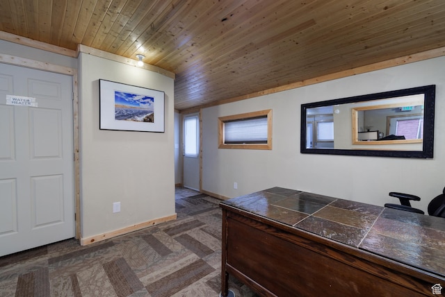 2690 W 500 N, Vernal, UT 84078 - carpeted entryway featuring wooden ceiling