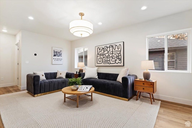 246 E 2100 S, South Salt Lake, UT 84115 - living room with light wood finished floors and recessed lighting