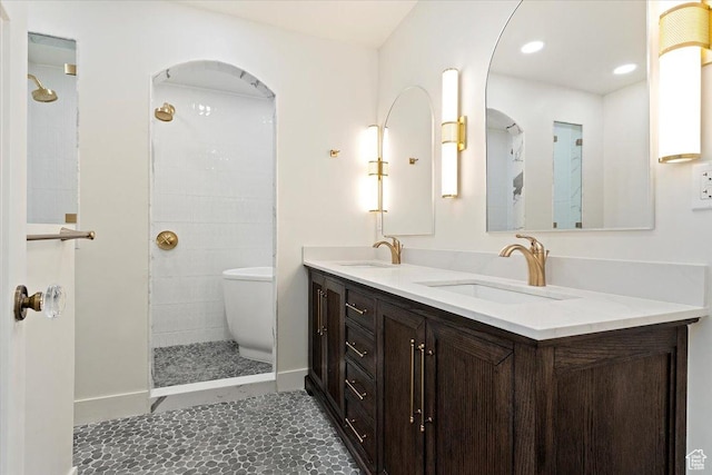 246 E 2100 S, South Salt Lake, UT 84115 - full bath with double vanity, a walk in shower, and a soaking tub