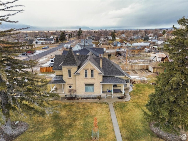 drone / aerial view
