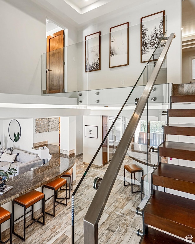 561 S Vasels Rd Unit R16-C, Brian Head, UT 84719 - stairway with wood finished floors