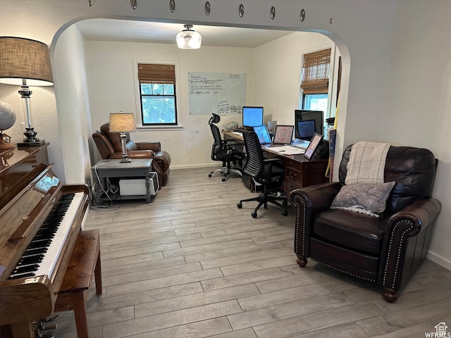 97 N 100 E, Marysvale, UT 84750 - office featuring light hardwood / wood-style floors
